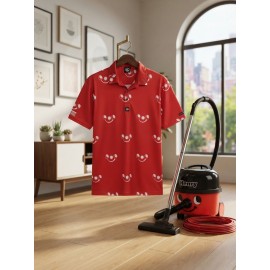 Red Henry Golf Shirt